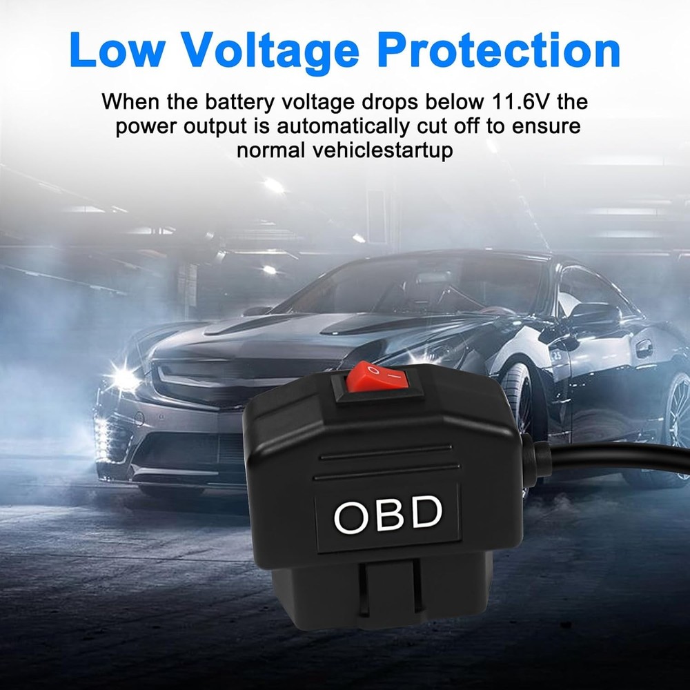 OBD Dash Cam Hardwire Power Cable