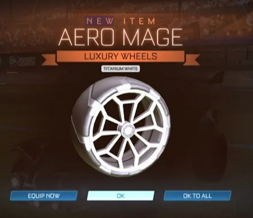 [CODE] Rocket League Titanium White Aero Mage, Big Splash Sky Blue + Exotic Drop