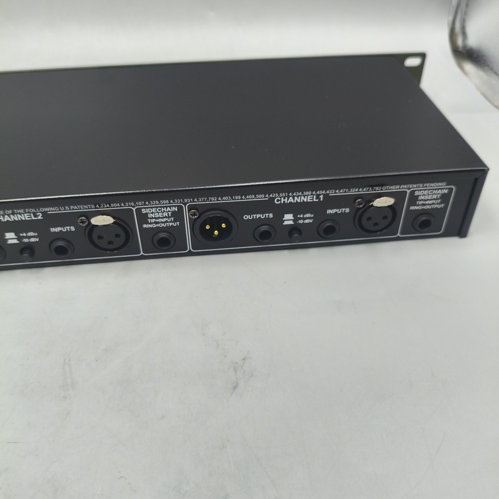 DBX 266xs Dual Channel Compressor Gate Dynamics Processor w/ Side Chain Insert