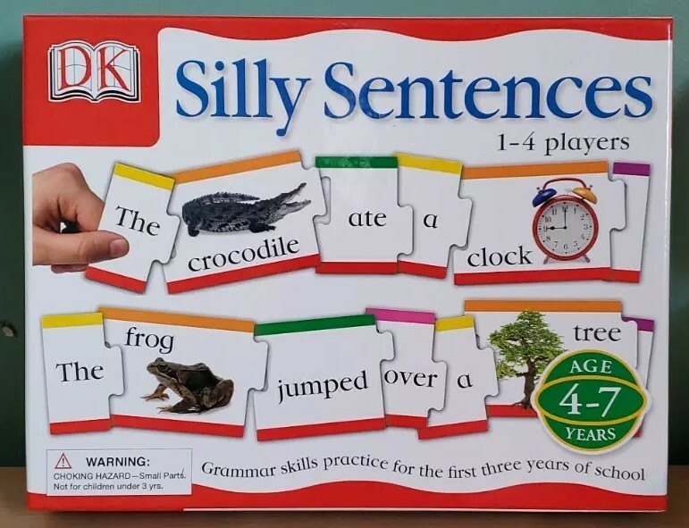 DK Games Silly Sentences Language Puzzles and Teaching Materials for Reading