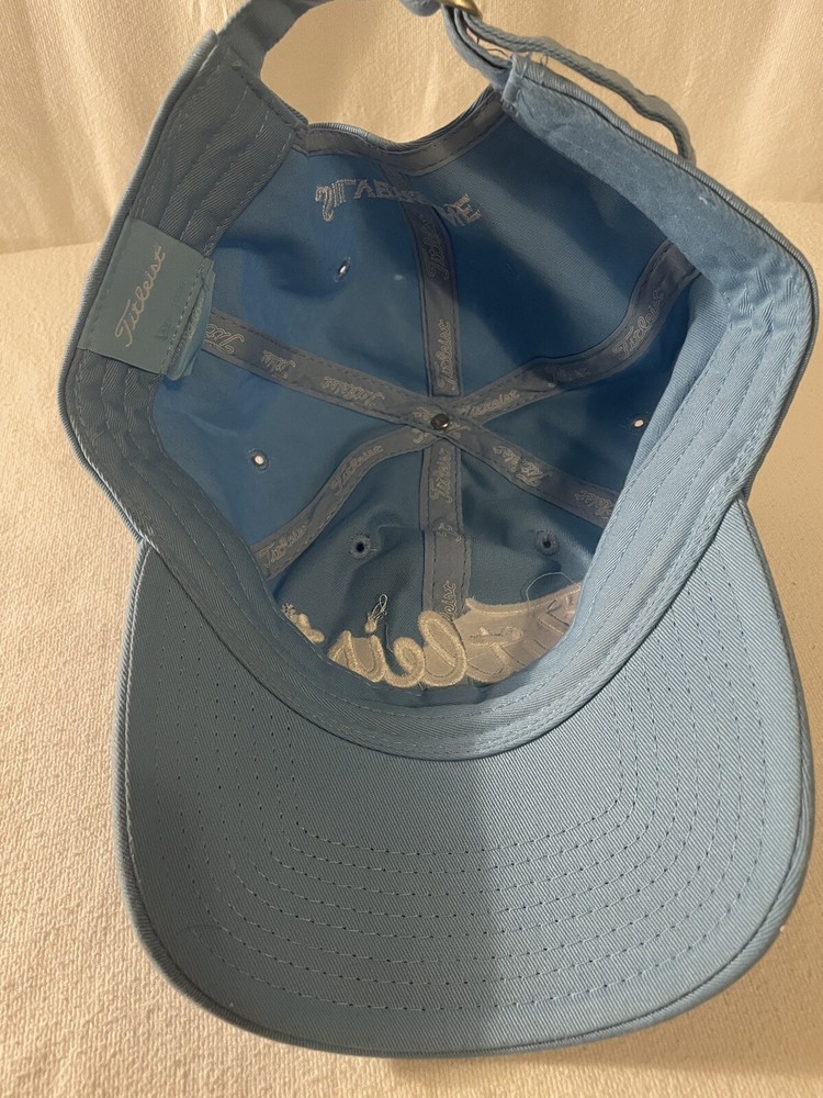 Titleist Adjustable Women's Golf Hat Strap-back Blue Baseball Cap "Silverstone"