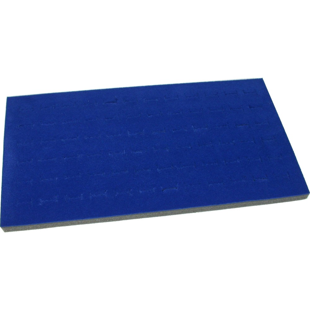 Jewelry Box Display Case 72 Royal Blue Ring Insert