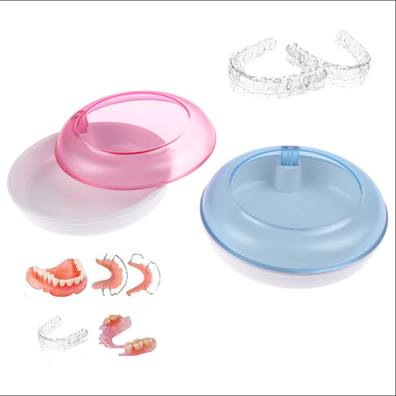Dental Orthodontic Retainer Storage Boxes Mouthguard Container Case