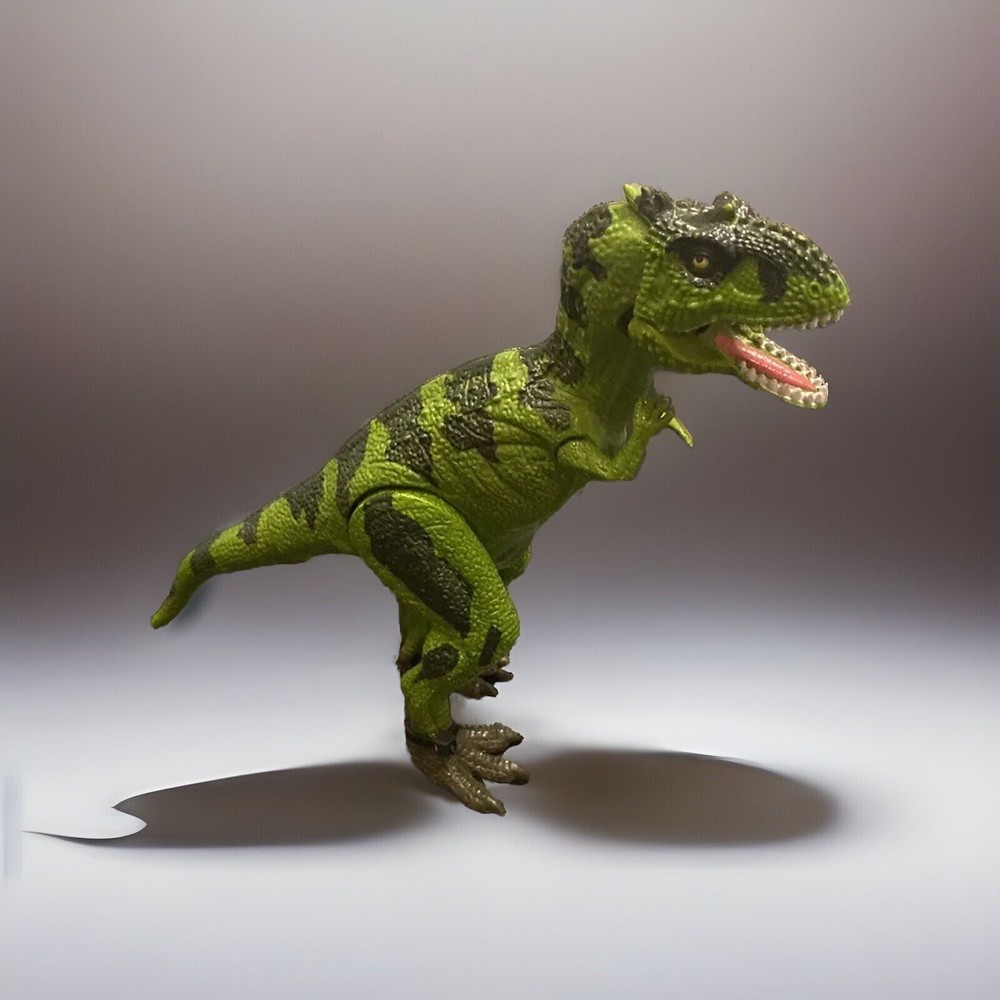 Kid  Galaxy T-Rex Dinosaur Poseable Action Figure Mouth Opens  5.5"H X 7"L