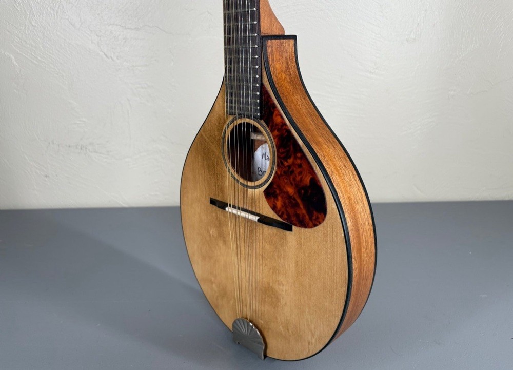 Custom-Built Flat-Back Mandolin with Case