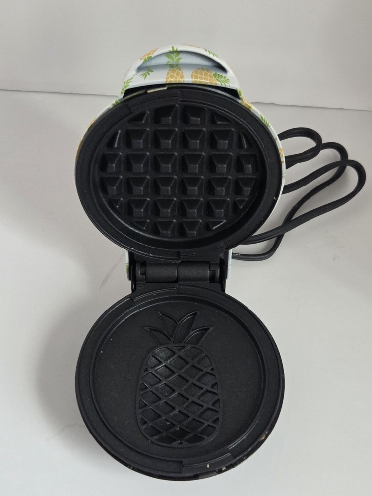 2 - DASH Pineapple & Ghost Mini 4" Waffle Maker Non-Stick Cooking Surface