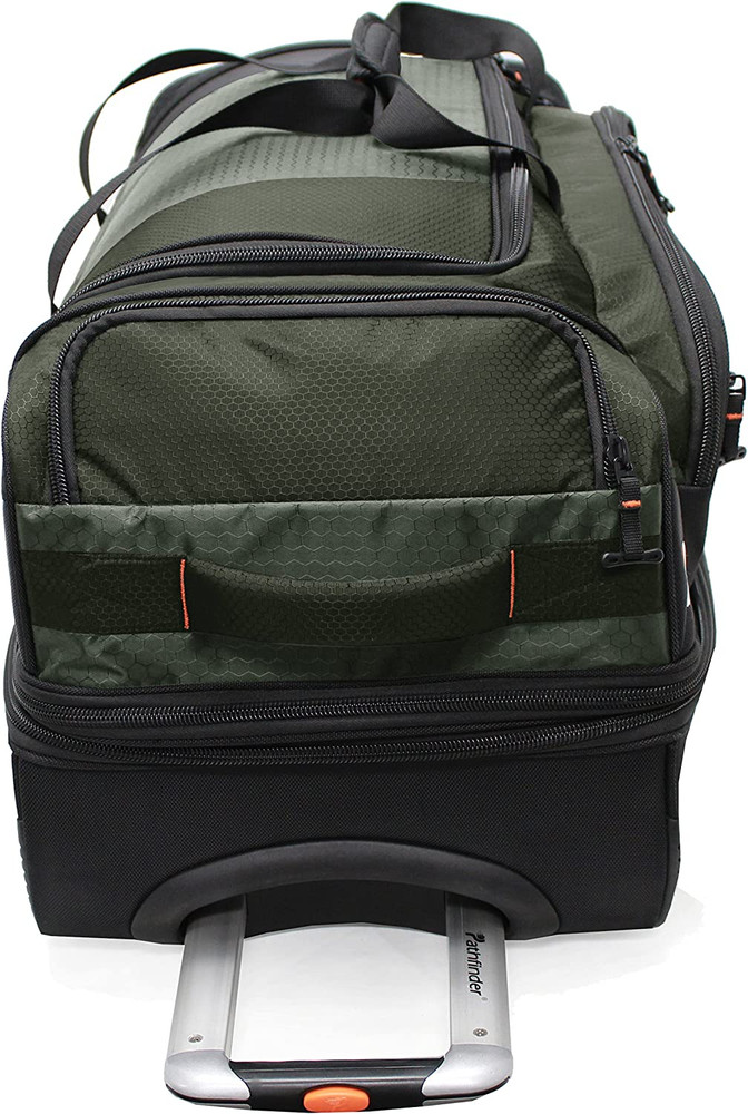 Gear 32 Inch Rolling Drop Bottom Duffel, Olive, One Size