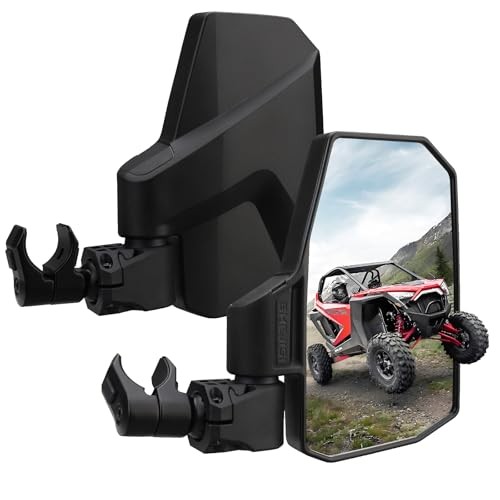 UTV Side Mirrors – Fits almost all UTVs (except full doors)，Compatible with