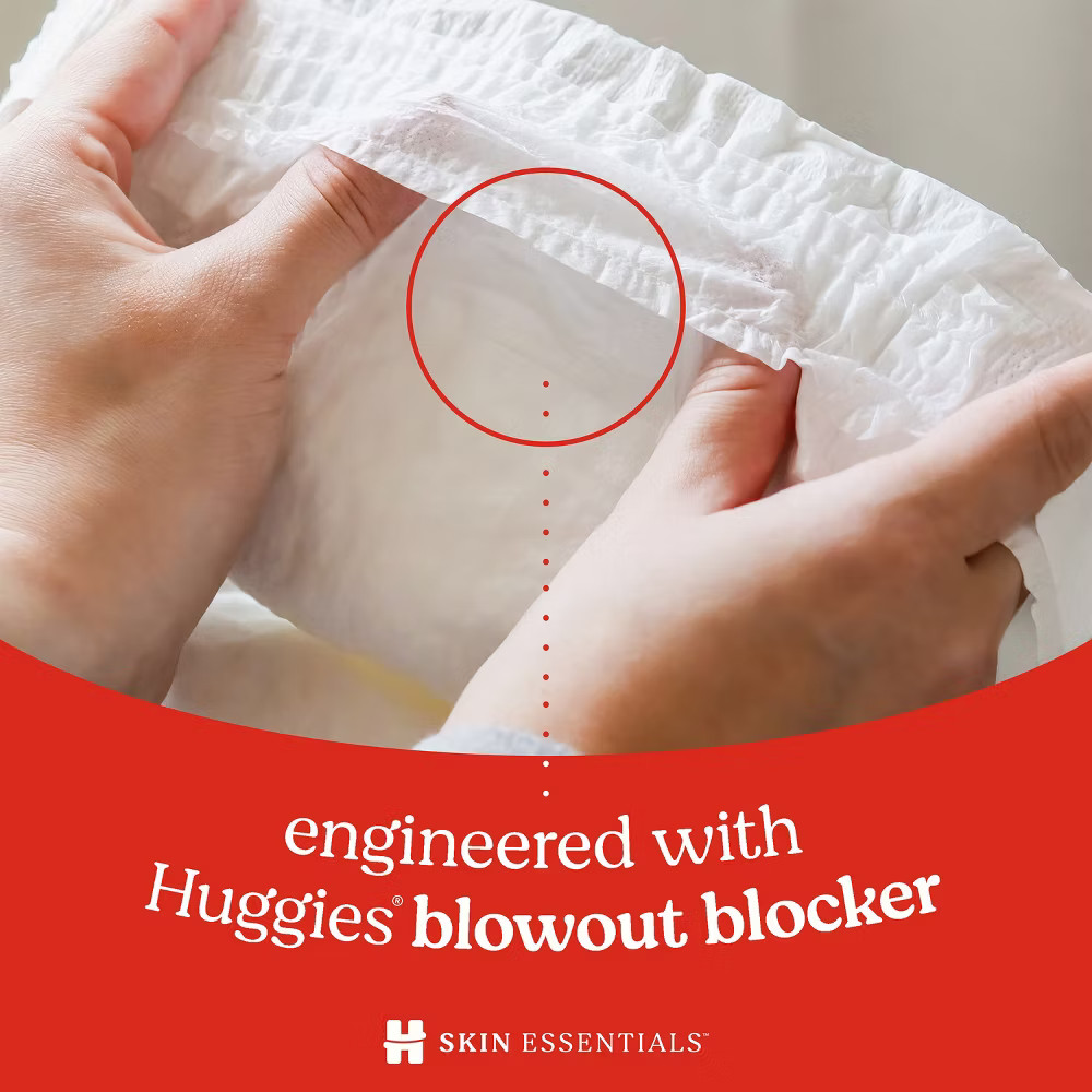 Huggies Skin Essentials Disposable Diapers - Econ+ Pack - Size 1 -