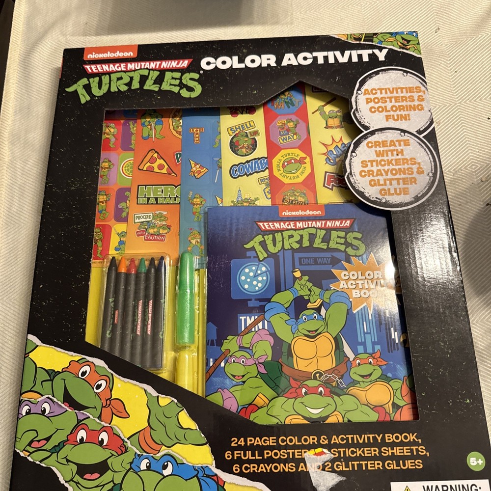 Nickelodeon TMNT Color Activity Set