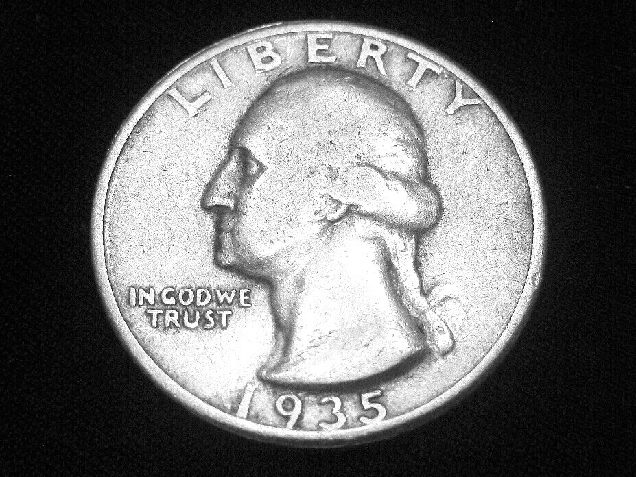 1935-S Washington Quarter --- Extra Fine