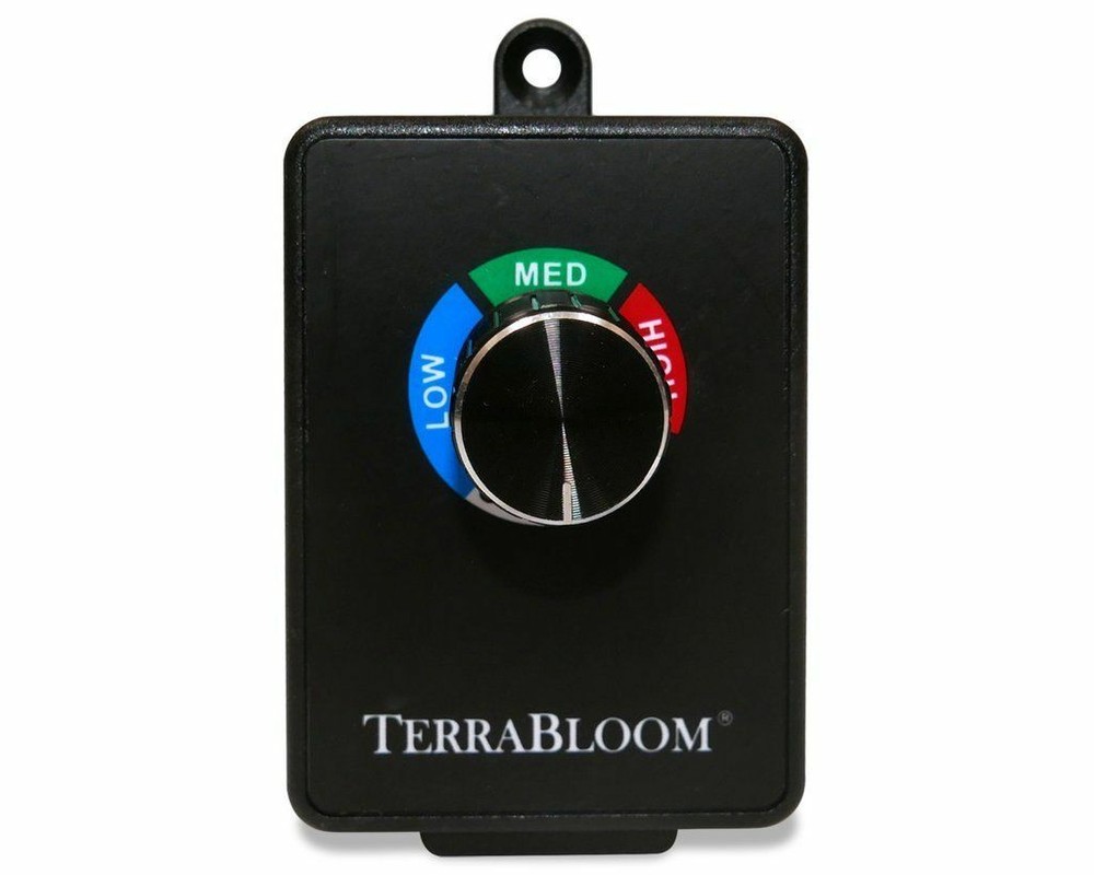 Hydroponics Variable Active Air Duct Booster Fan Speed Controller Inline Exhaust