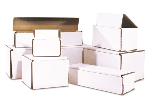10 x 4 x 3" Corrugated Mailer ECT-32 50 Pack White