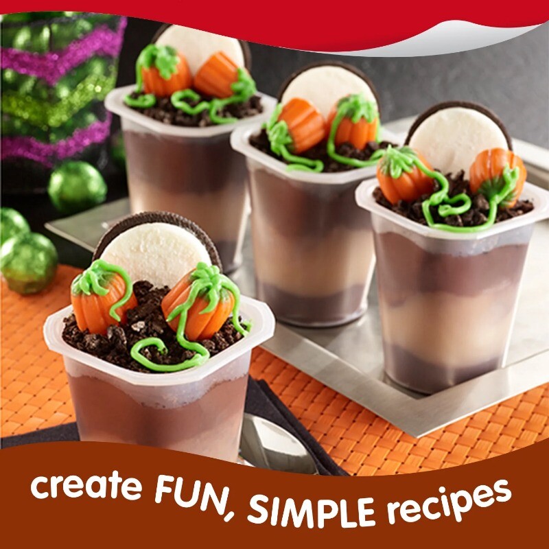 (4 pack) Snack Pack Chocolate Vanilla Flavored Pudding, 6 Count Pudding Cups