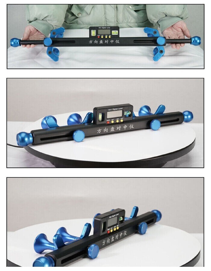 Adjustable Car Steering Wheel Alignment Tool Leveling Bracket Wheel Aligner