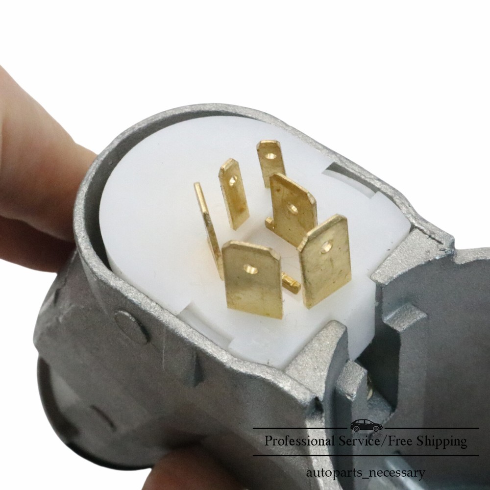 Ignition Switch W/ Lock Column Cylinder Key For Audi VW Jetta Golf Transporter