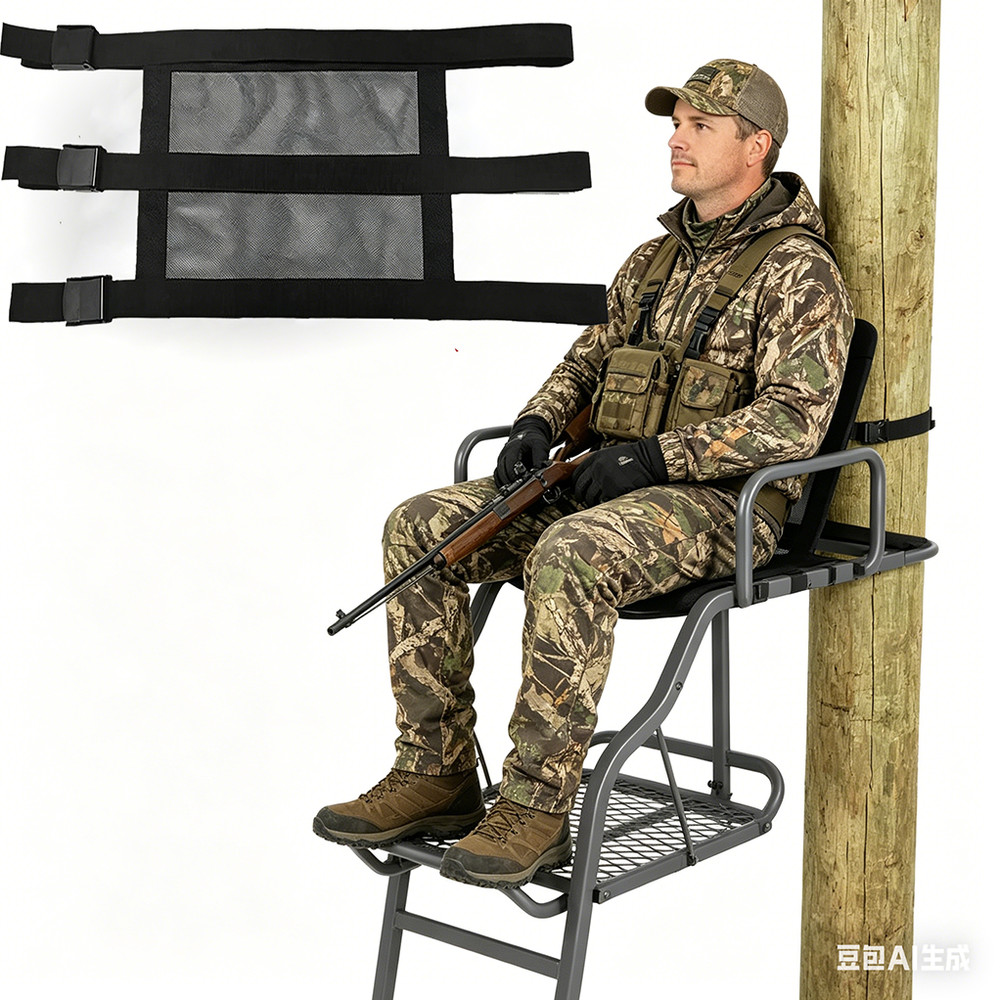 Universal Fitting Tree Stand Seat Replacement Adjustable for Ladder -///#%