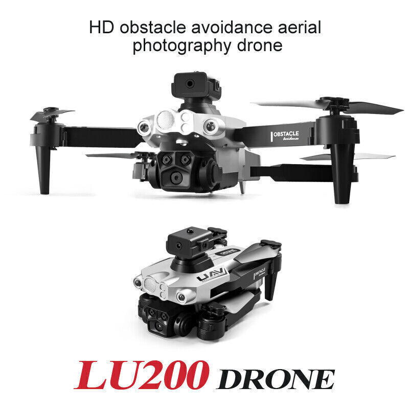 LU200 Drone WIFI FPV Optical Flow 4K Dual Camera Obstacle Avoidance Quadcopter