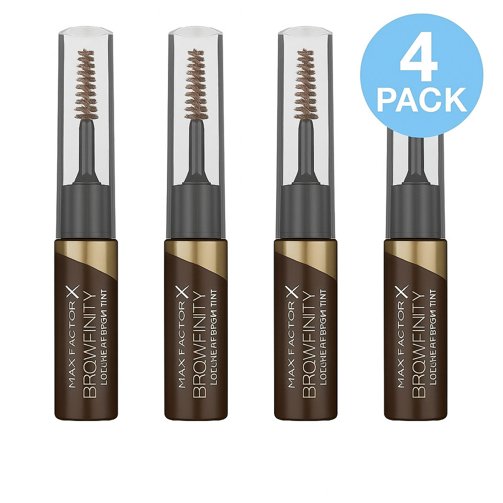 Max Factor Browfinity Brow Tint 4 Pack Longwear Formula New