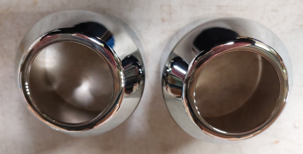 Chrome Front Fork Boot Covers 39mm