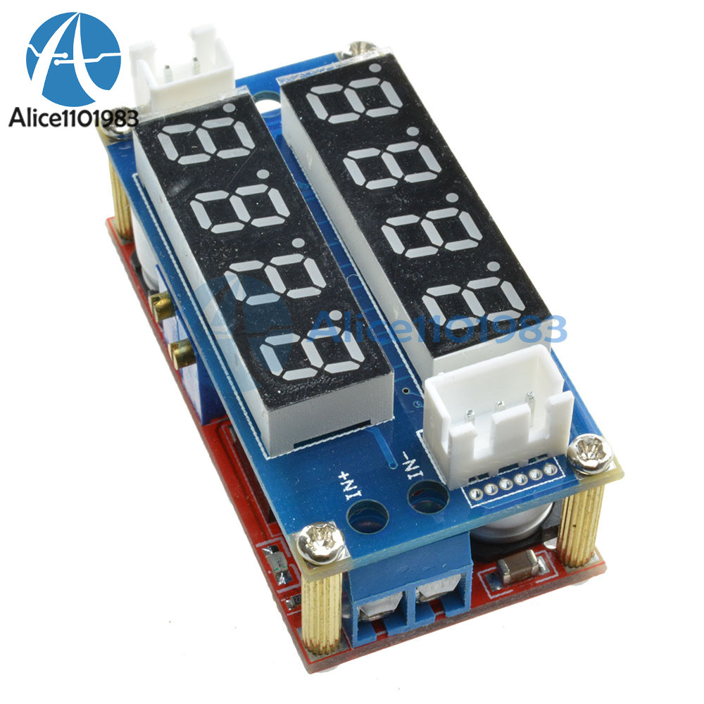 5A Adjustable CC/CV Display Step Down charge Module LED Panel Voltmeter Ammeter