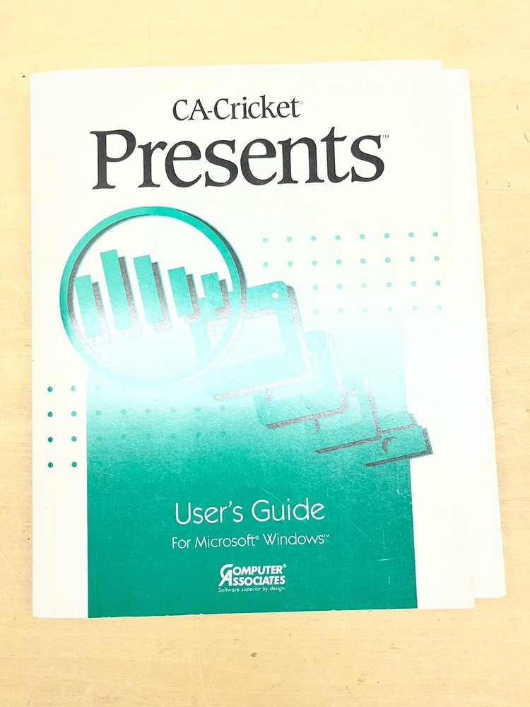 CA-Cricket Presents Users Guide for Microsoft Windows Computer Associates