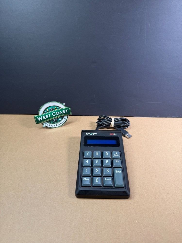 ID TECH SREDKey Key Pad + USB MagStripe Reader IDSK-534833TEB