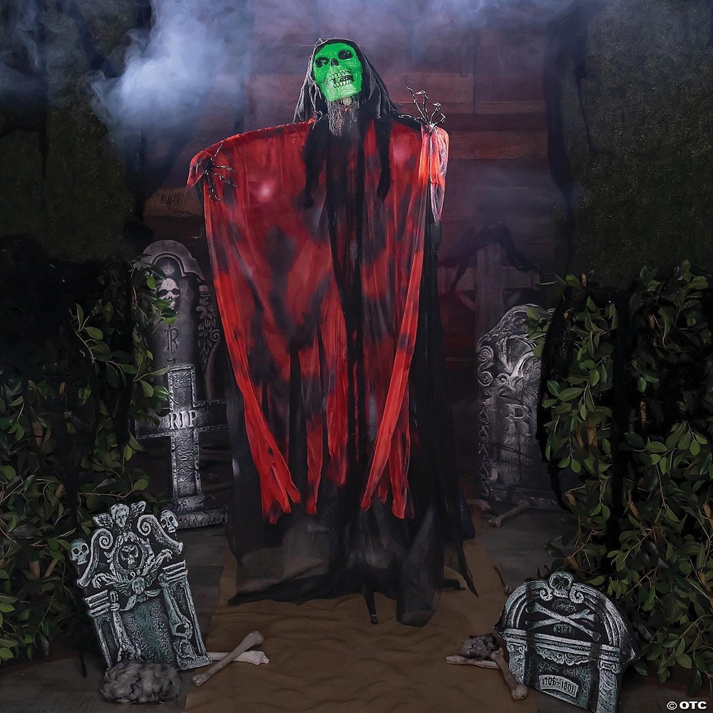 6 Ft Standing Animated Reaper