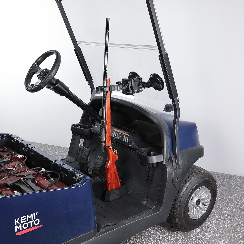 Adjustable Gun Mount with Enclosed Suction Cup for Tractor Cab UTV Windshield