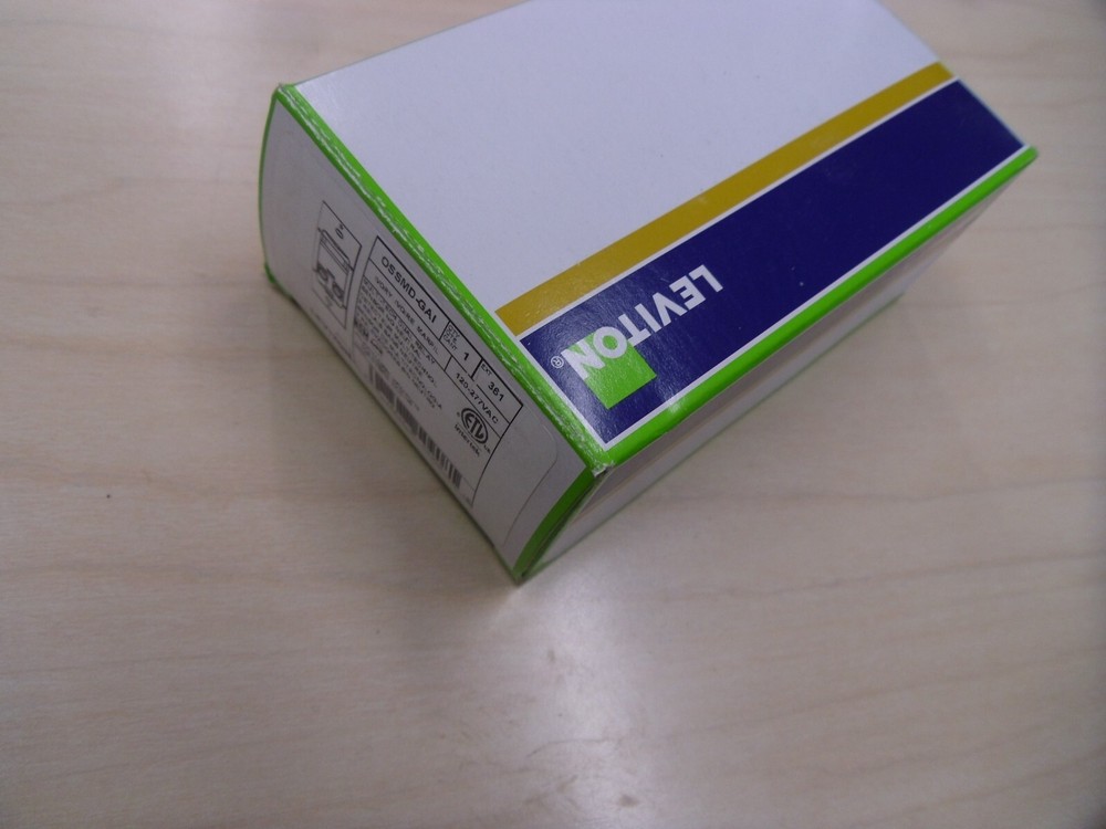 Leviton OSSMD-GAI Occupancy Sensor Photocell LED 791DU1 Ivory E3