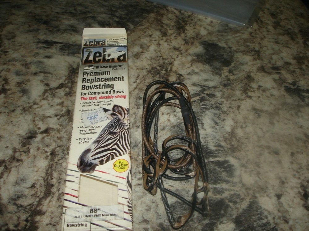 Mathews Zebra ZS Twist Premium Replacement Bowstring  88"  brown  New #2