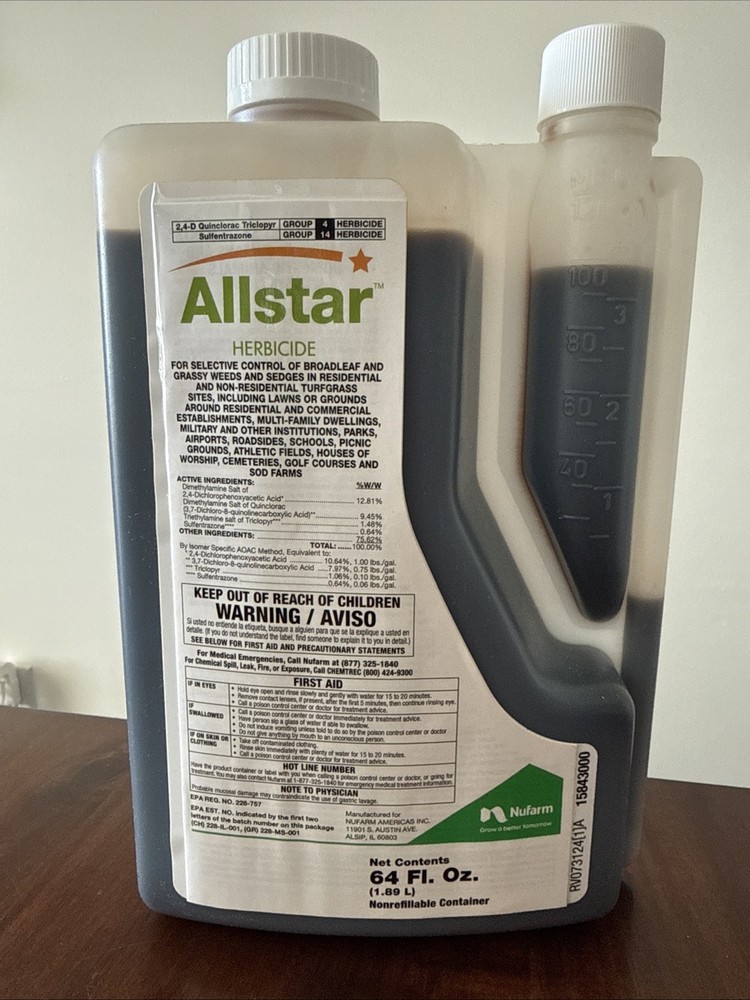 Allstar Turf Herbicide bottle (64 oz)