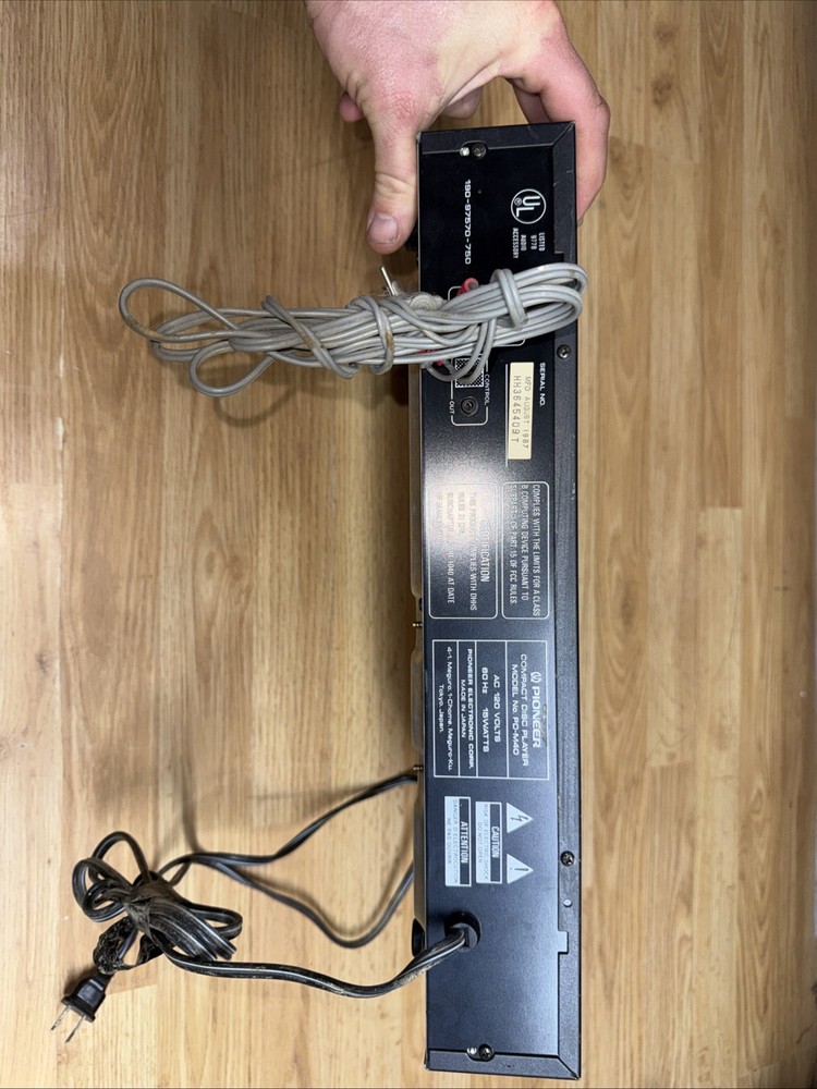 Pioneer PD-M40 6 Disc CD Changer Multi-Play Compact Disc Player – Tested Working