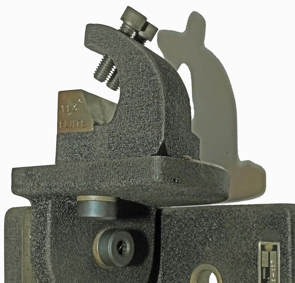 National Rochester Drill Bit Sharpening Fixture — Complete Set with Case