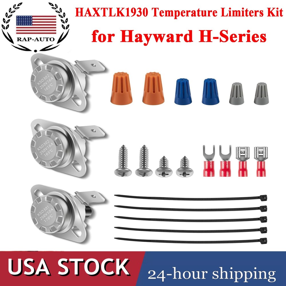Pool &Spa Heater Ceramics Temperature Limiters Kit HAXTLK1930 for Hayward Heater