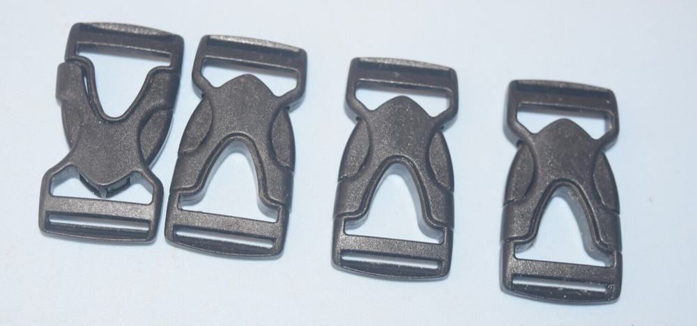 35 Various sizes & styles of Strap Adjustable Buckle Plastic Side Release Clips