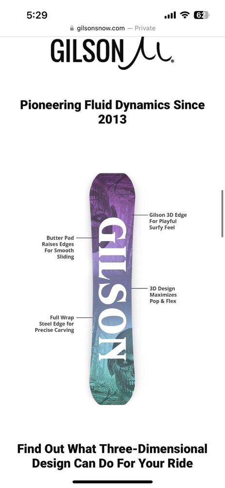 Gilson Undead 159cm Wide deck only