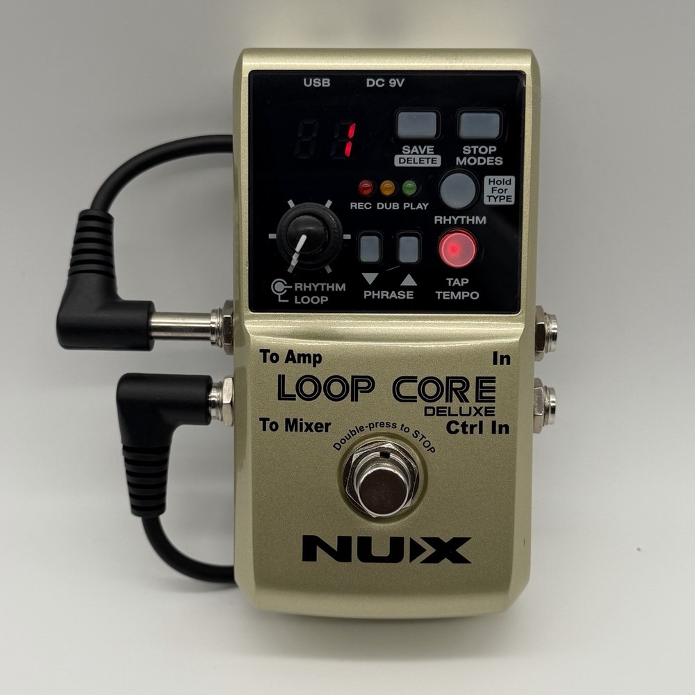 NUX Loop Core Deluxe Bundle Dual Foot Switch