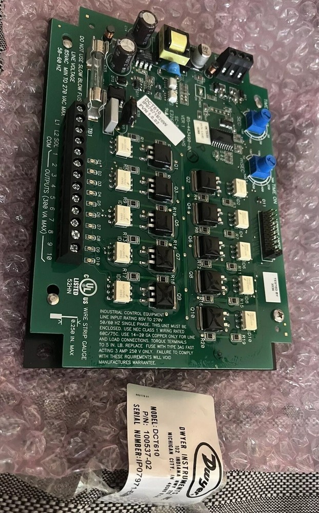 DWYER INSTRUMENTS INC. DCT610