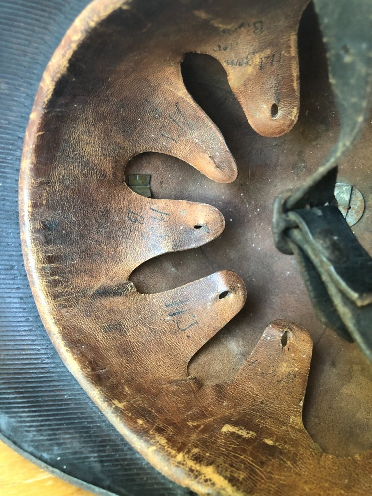 SWISS leather FIRE helmet 1900's