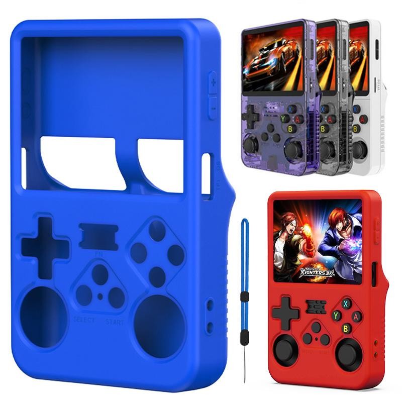 Silicone Protective Case for R36S Handheld Game Console Dustproof Scratch Soft S