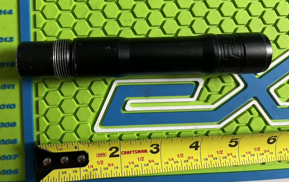 POWERLYTE SCEPTER BARREL BACK + .690 INSERT - BLACK -PAINTBALL AUTOCOCKER THREAD