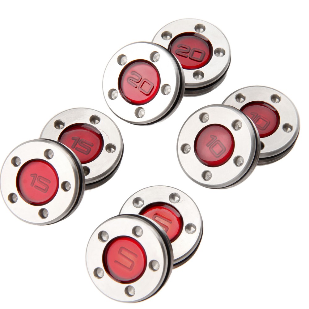 Pair Red Golf Putter Weights For All Studio Select Models Scotty Cameron Putters