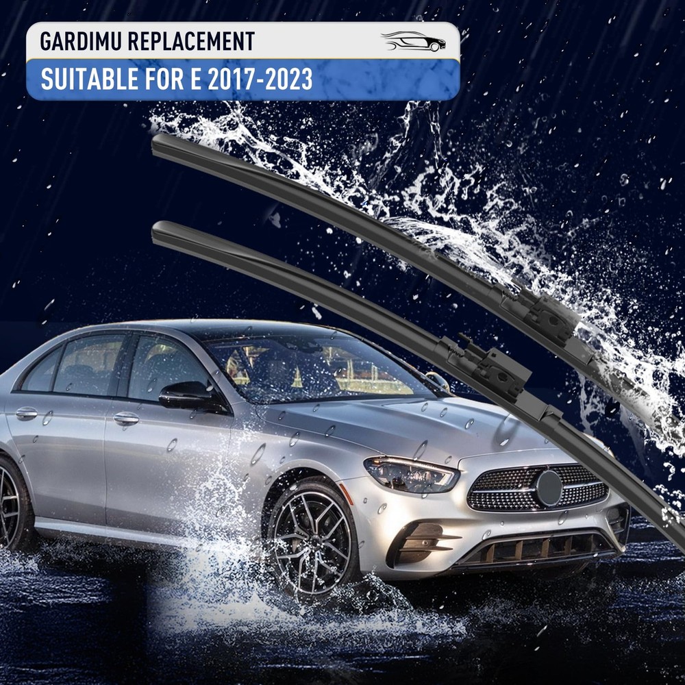Front Windshield Wiper Blades Set for Benz EClass 20172023, All Weather