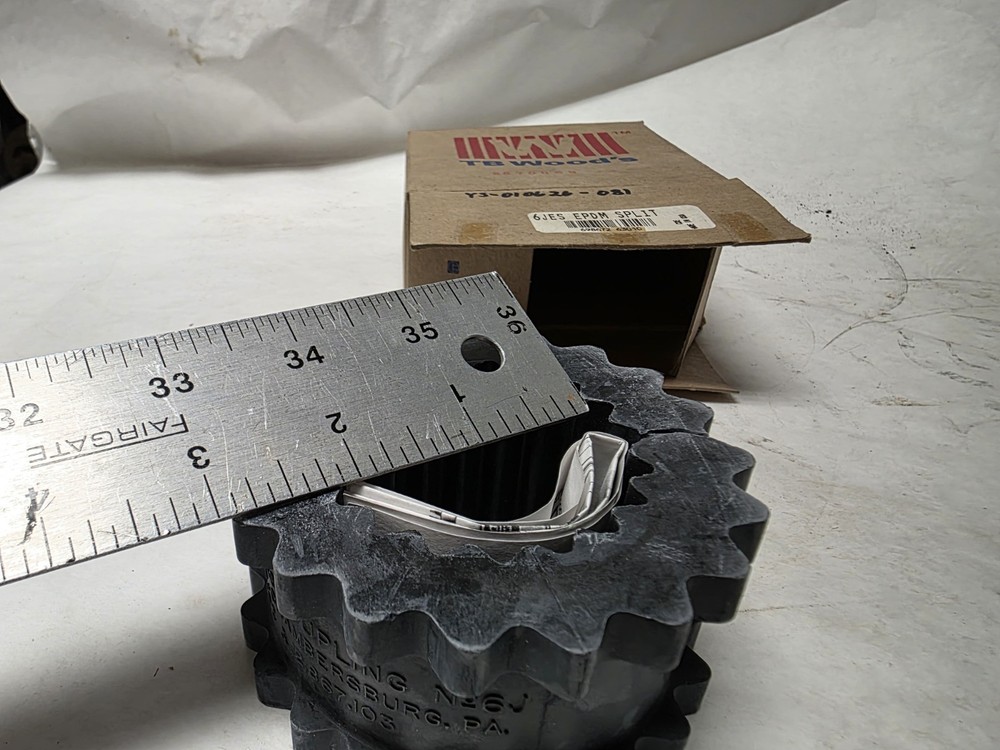 TB Woods 6JES EPDM Split Sure-Flex Coupler Element Sleeve