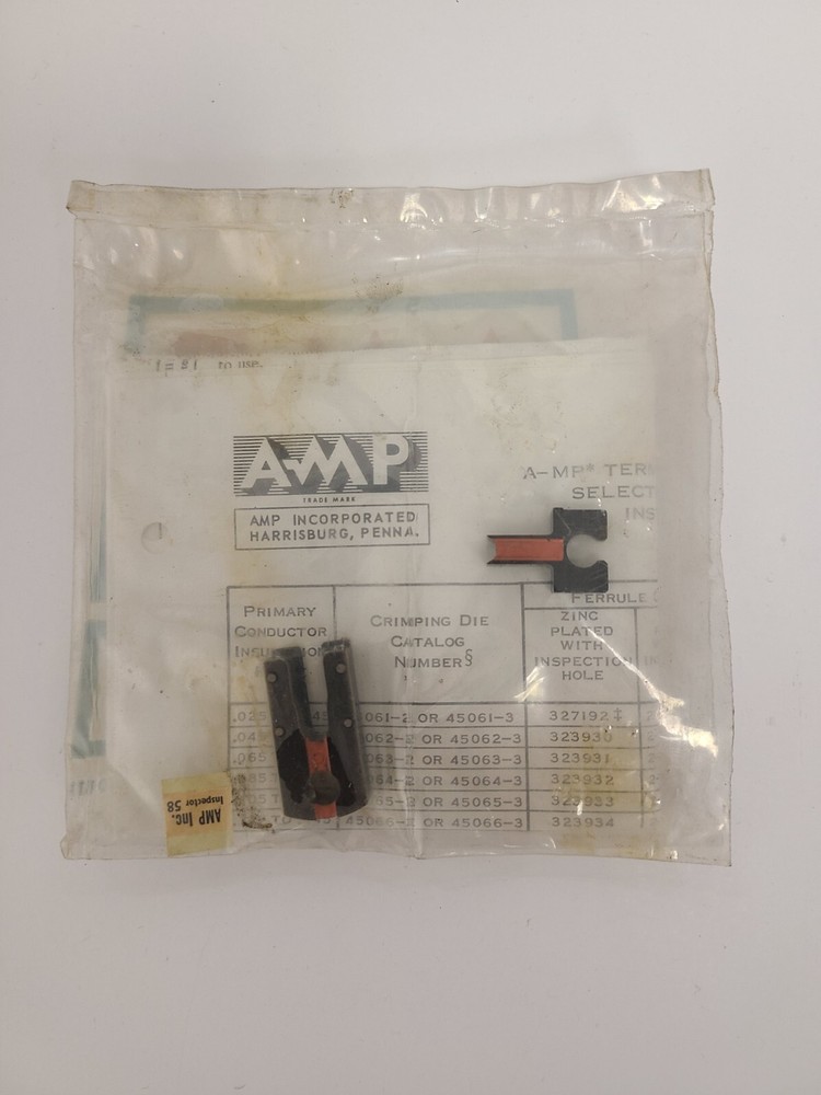 AMP 45065-3 TOOL CRIMP DIE TERMASHIELD Ferrule Crimping Dies