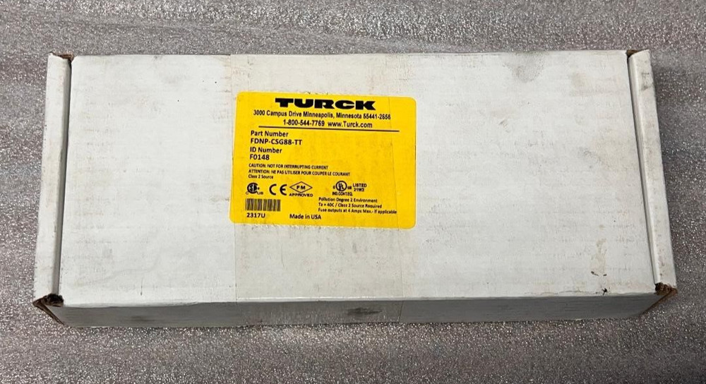 ---NEW---Turck FDNP-CSG88-TT Connection Module Bus Top DeviceNet InterlinkBT