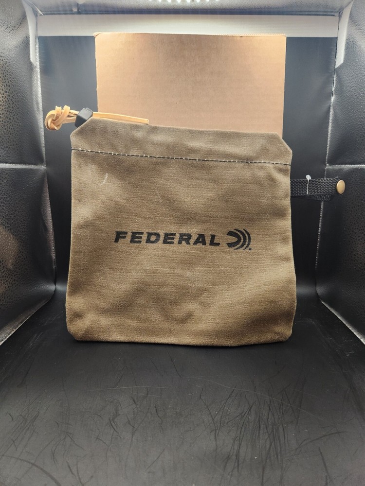 Federal Ammunition Brand Burlap Pouch for muzzleloading or shells
