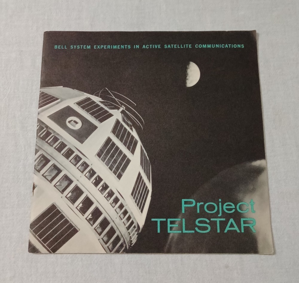 VINTAGE BELL SYSTEM PROJECT TELSTAR EXPERIMENTS IN ACTIVE SATELLITE BROCHURE