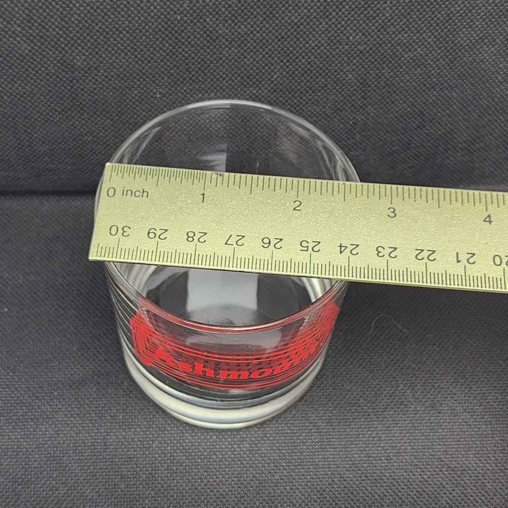 Ashmount Branded Rocks Drinking Glass Old Fashioned Glass